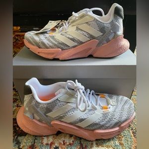 NIB Adidas X9000L4 Womens Shoes cloud white/cloud white/wonder mauve Size 6.5